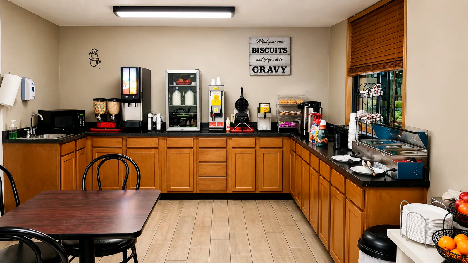 Breakfast area